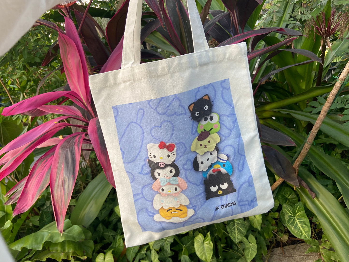 Sanrio Mochi Reusable Canvas Tote Shopping Bag