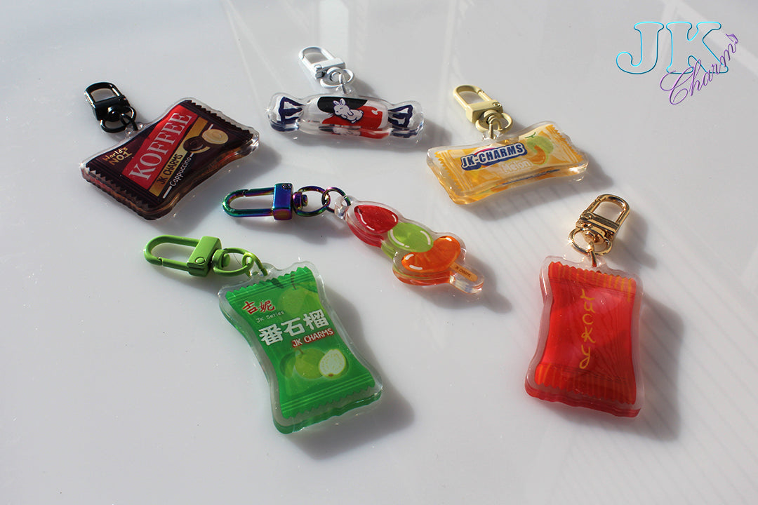 Mystery Gacha Charms | Acrylic Keychains | Asian Candies