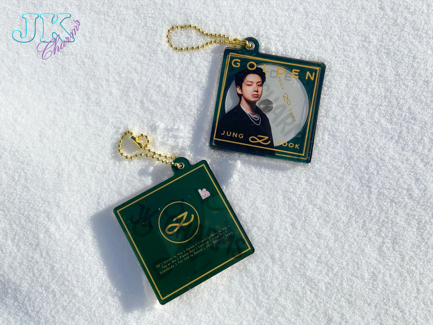 BTS Jungkook Golden Album Keychain