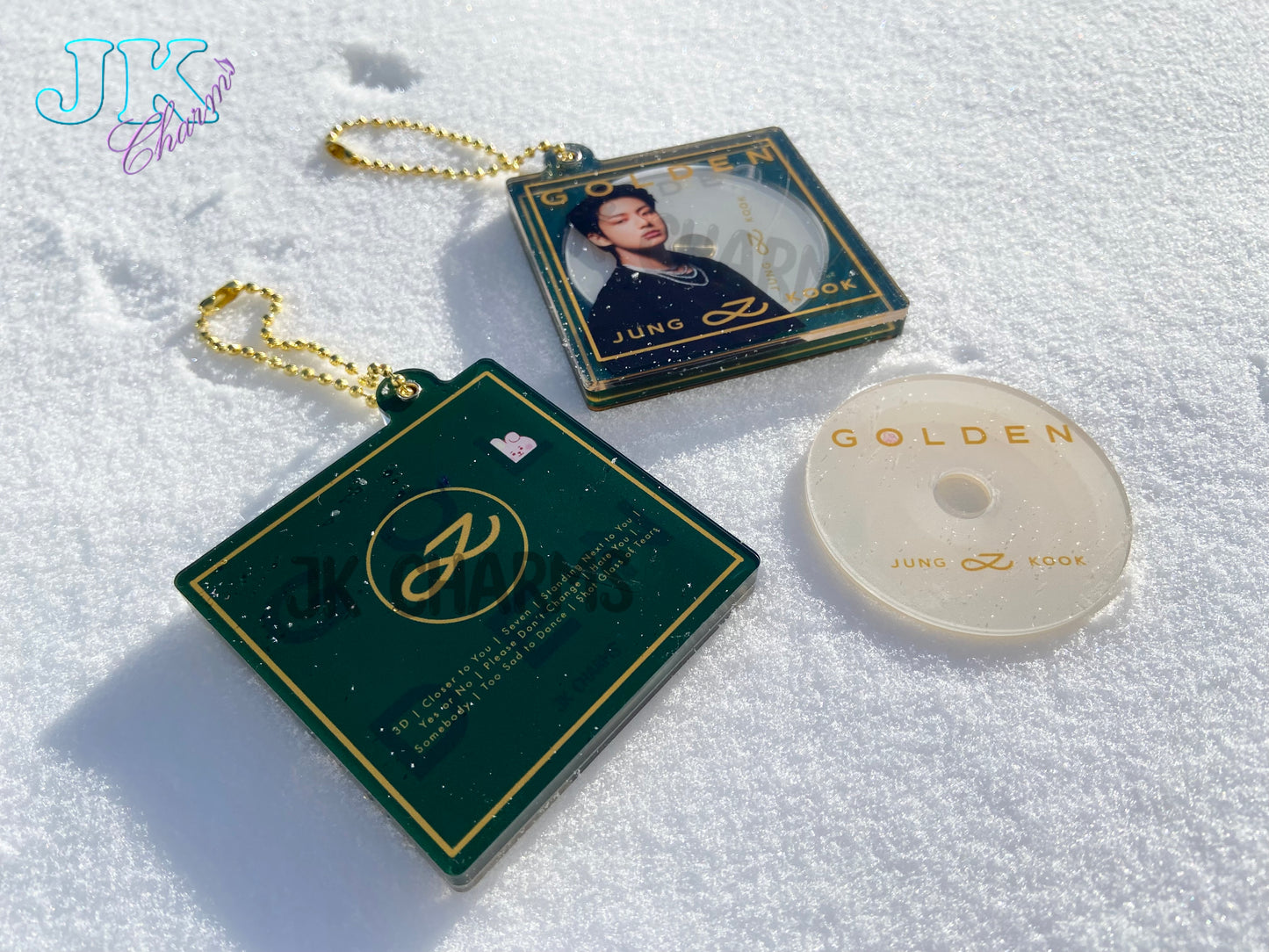 BTS Jungkook Golden Album Keychain