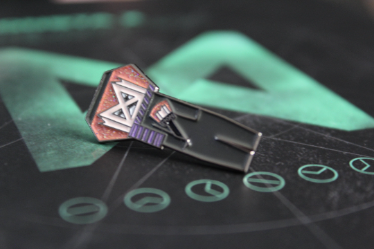 Monsta X Lightstick Pins Badge (Mondungie) Glow in the Dark
